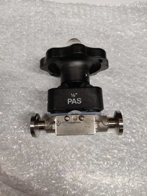 ITT Industries Pure  Flo .5″ 653813-001-0 Sanitary Diaphragm Valve Free Shipping