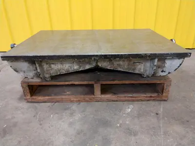 36" X 24" X 7.5" STEEL LAYOUT TABLE: STOCK 13635