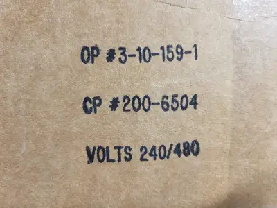 6kW-240/480VAC Basic Jacket Water Heater 200-6504, 3-10-159-1