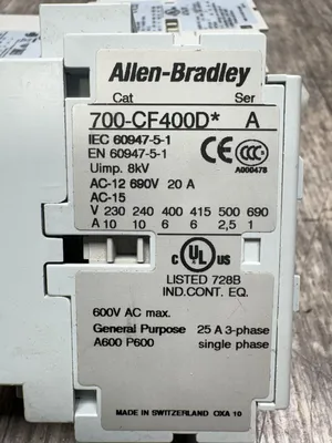 ALLEN BRADLEY 100-C30E00 C37 C43 700-CF400D Electrical/PLC/Automation | ESS Industrial Equipment Sales (10)