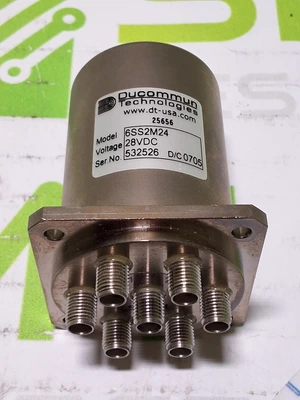 DUCOMMUN TECHNOLOGIES 6SS2M24 28VDC MULTI-POSITION RF SWITCH