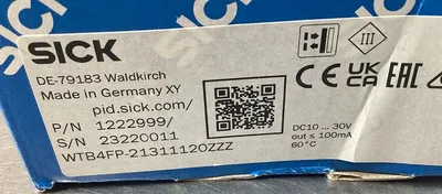 SICK WTB4FP-21311120ZZZ / 1222999 Photoelectric Sensor 10…30VDC 5C-21