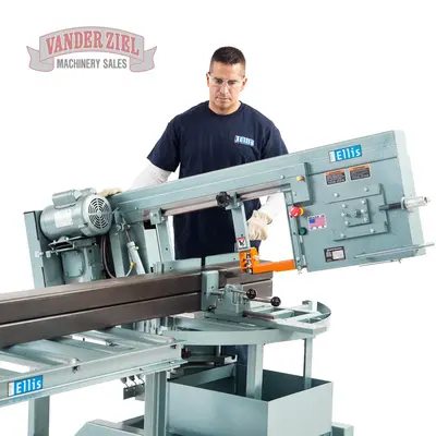 New | in-Stock ELLIS 2000 Horizontal Band Saws Michigan US | Vander Ziel Machinery Sales #480313