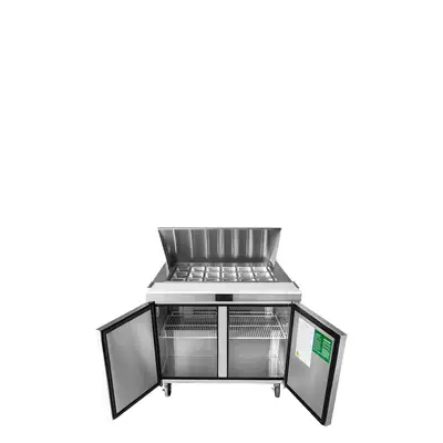 New | in-Stock Atosa New Atosa MSF8306GR 48″ Refrigerated Mega Top Sandwich Prep. Table 115V Food Prep Tables Illinois US | Falcon Restaurant Supply #1375624