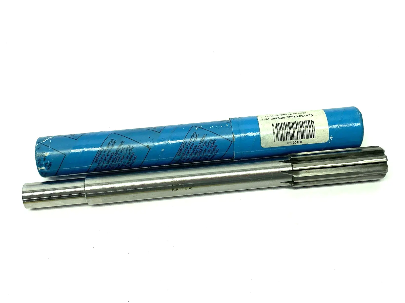 82100108 Carbide-Tipped 8 Flute Chucking Reamer 1.001" Diameter 10-1/2" OAL
