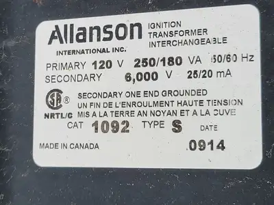 USED 2015 K.G. WARDSTROM INDUSTRIAL GAS HX-631
