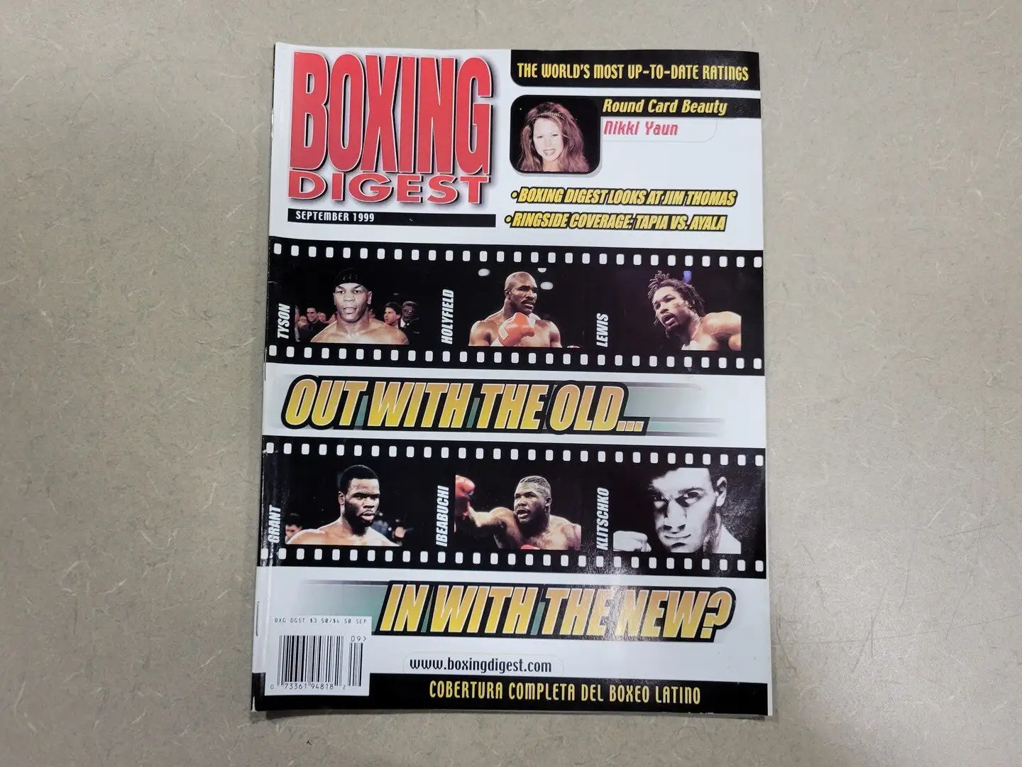 USED BOXING DIGEST SEPTEMBER 1999