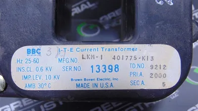 ITE LKM-1 401775-K13 Current Transformer Used