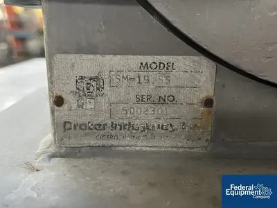 USED Prater Prater Mill, S/S, Model SM-19.SS