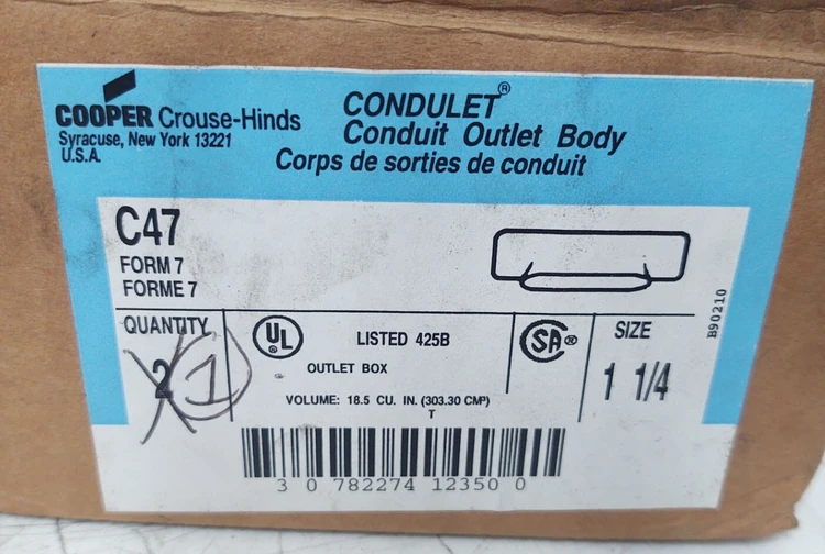 New | in-Stock Eaton Crouse-Hinds _UNKNOWN_ Electrical Boxes Kentucky US | Edwards Industrial Repair #974175