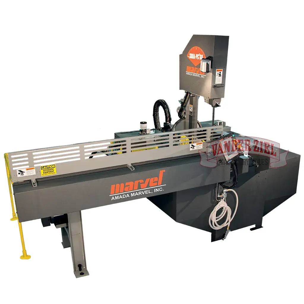 Marvel Series 380A-PC60 Automatic Indexing Vertical Tilt-Frame Saw, 15" x 20" Capacity - NEW
