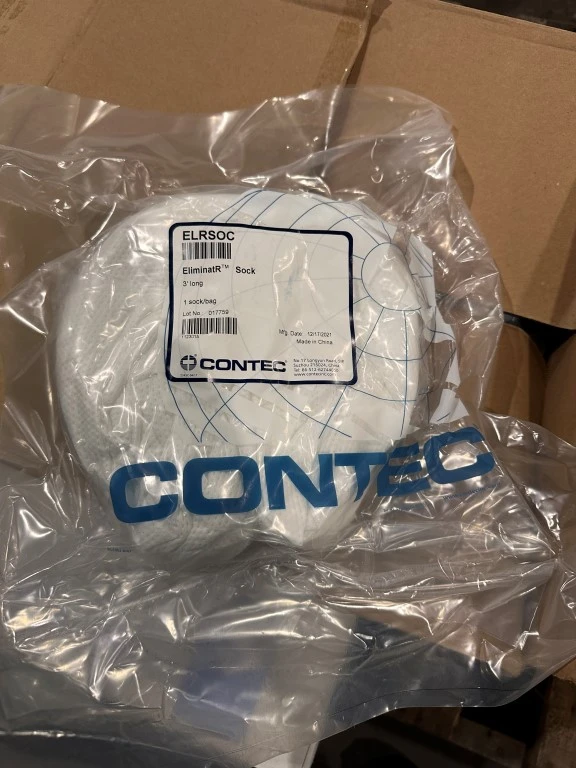 CONTEC ELRSOC 3'L CLEAN ROOM SPILL SOCKS (12