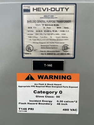 Hevi-Duty T5H45S 45KVA Transformer