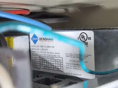 Used BENSHAW RB2-1-S-100-S-600-2-12-0000002 Switchgears British Columbia CA | Lenmark #1427038