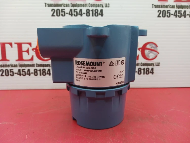 New | in-Stock ROSEMOUNT 644HANAJ6F6M5 Sensors Alabama US | Transamerican Equipment Company #712060