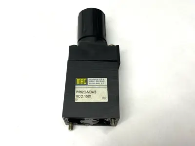 USED MAC VALVES PNEUMATIC PRESSURE REGULATOR MISSING SCREW
