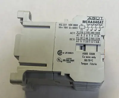 Used AGUT MCRA040AT Miscellaneous Equipment (Electrical & Power) Ohio US | Surplus Asset Holdings #1209164
