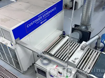 USED SUPERFICI 1300 MMTWIN SPRAY WITH 3 LAMINAR OVENS AND TWO LAMP UV