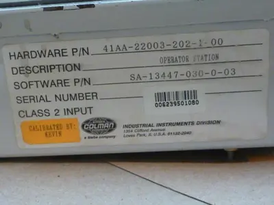 USED BARBER COLMAN 41AA-22003-202-1-00
