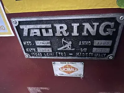Used 1998 TAURING ALFA40H1 Angle Bending Rolls Illinois US | Machinery Marketing International #379035