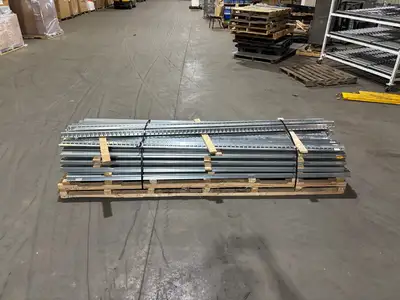 USED MALLARD MANUFACTURING 101" GRAVITY CONVEYOR DISCHARGE UNLOAD SECTION