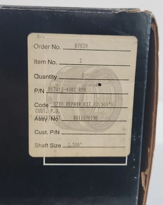 NEW John Crane 817012-40N1 RPR