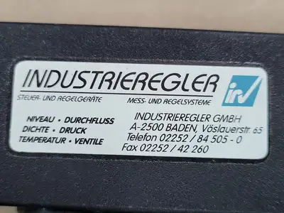 NEW INDUSTRIEREGLER UR 3 MO 15 MI
