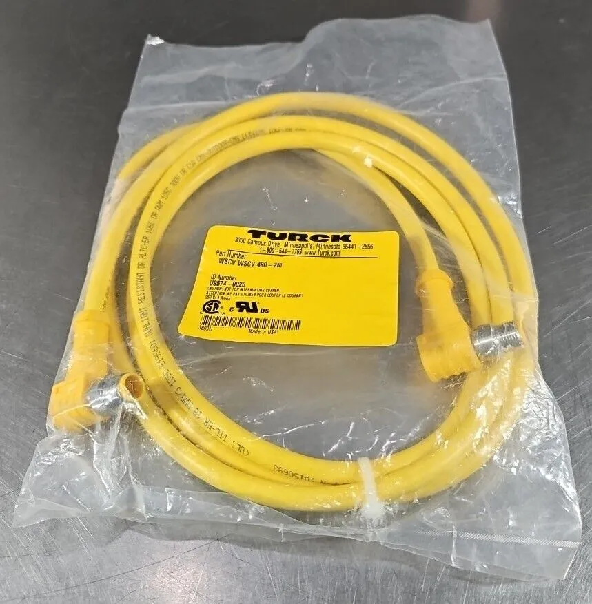 TURCK WSCV WKCV 490-2M Cordset. Loc5E-17