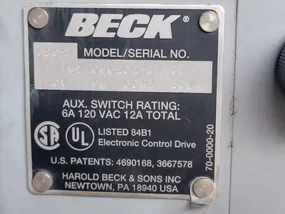 Used BECK 11-157-096202-01-01 Electric Motor Driven Actuators British Columbia CA | Lenmark #255328