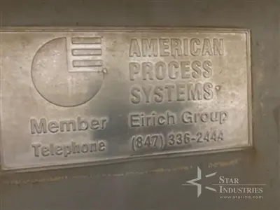 Used AMERICAN PROCESS UF 010 Paddle Mixers | Star Industries #1254235