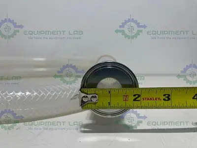 USED SAINT GOBAIN 23008067 PURE FIT 96" HOSE W/ 1/2" SANITARY FITTING 60PSI AT 20°C