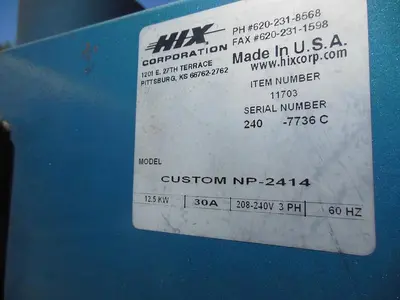 USED HIX CUSTOM NP 2414