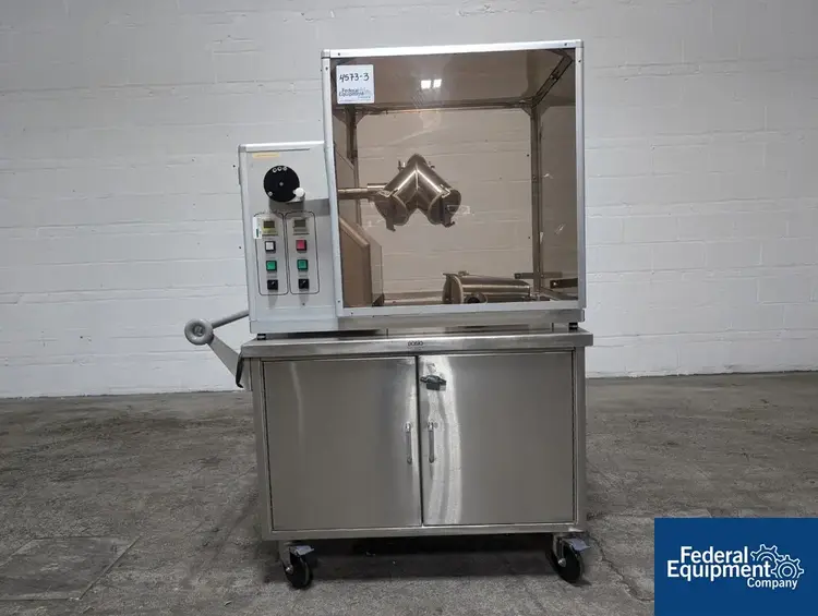 Used Patterson-Kelley 8/4 Quart P-Kelley Blend Master Twin Shell Blender, S/S Agitators, Blenders, Mixers Ohio US | Federal Equipment Company #129586