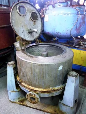 Sangerhausen FZPO 850C perforate basket centrifuge, 316SS.