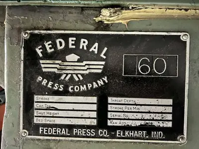 USED 1983 FEDERAL FEDERAL 60 PRESS