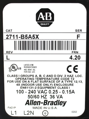 USED ALLEN BRADLEY 2711-B5A5X