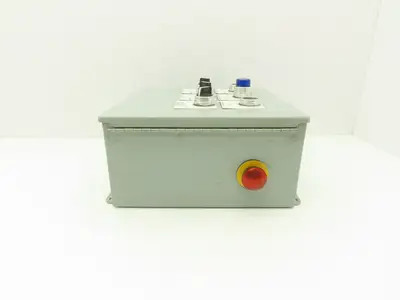 Hoffman A1212CH Electrical Enclosure J Box Assembly 12x12x6" & Switches/Buttons