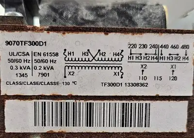 Square D 9070TF300D1 Transformer. Loc4D-24