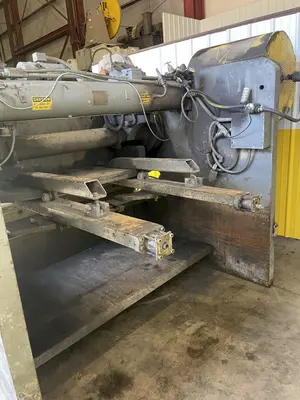 6' X 1/2" HERR VOSS MODEL #0806 LODGE & SHIPLEY POWER SQUARING SHEAR: STOCK #15362