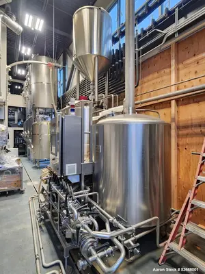 Used Prospero SK Steam Brewhouse BH3 – 7BBL/10HL, 3-Vessel System