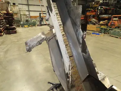 Spectrum Automation 0345HD Steel Hopper Parts Feeder Floorbin Elevator Conveyor