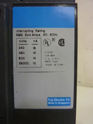USED FUJI ELECTRIC BU3EHC-015L