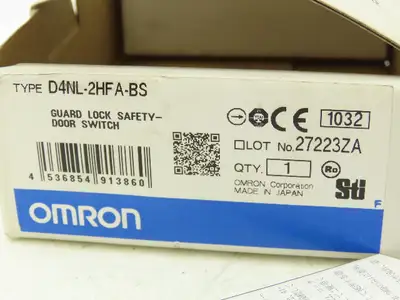 Omron D4NL-2HFA-BS Guard Safety Door Switch Interlock Solenoid Release 24VDC