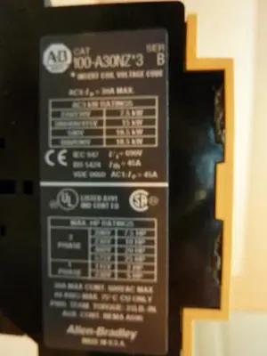 USED ALLEN BRADLEY 100-A30NZ.3 SER B