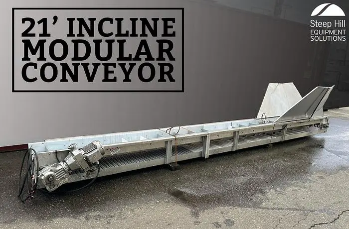 21' Incline Modular Conveyor