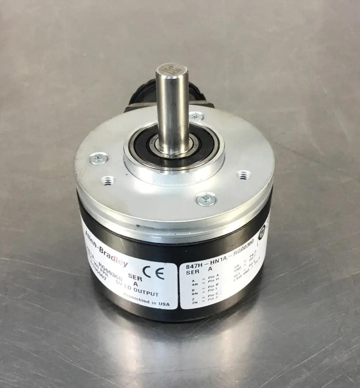 Allen Bradley 847H-HN1A-RG00360 /A Encoder 360 PPR 4.5-5.5VDC 5V LD Output 1D