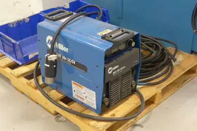 12" ITW WELDING AUTOMATION LATHE, WITH MILLER WELD CONTROLLER & MILLER XMT 304 SERIES ARC WELDER: YOBRO #24402