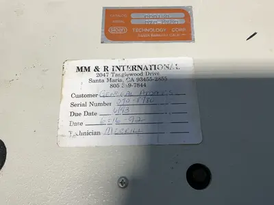 Used SLOAN TECHNOLOGY 000130 Automation Control (HMI) Ohio US | HGR 24 #1545398