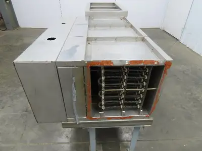 Indeeco Process Air Heater 57KW 480V 3Ph 600°F Open Coil Airpure Flanders Filter