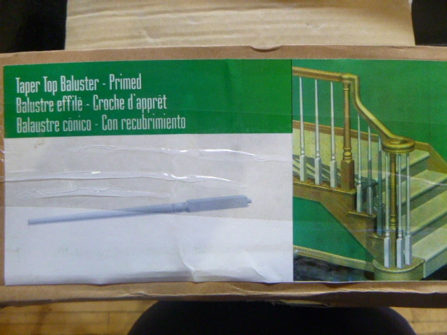 Design House White Taper Top Balusters